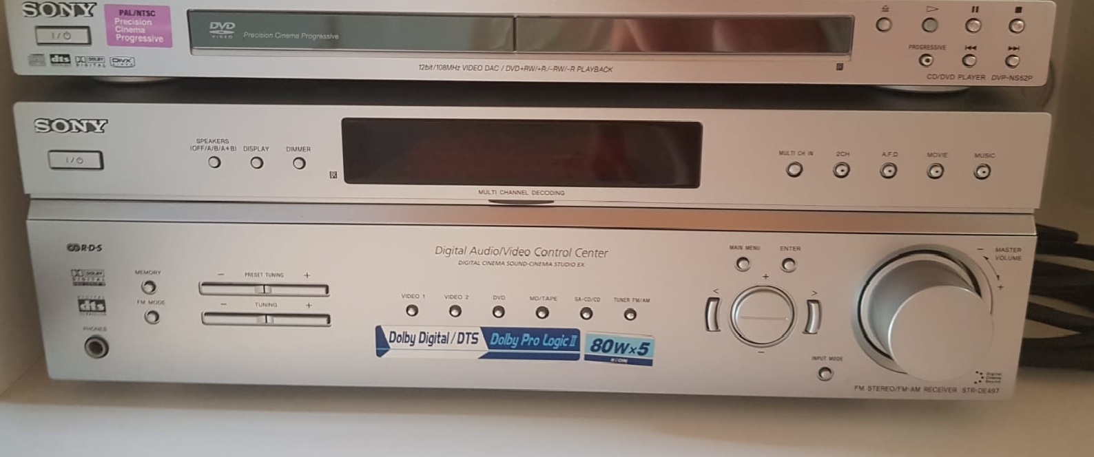 DIGITAL AUDIO/VIDEO CONTROL CENTER SONY 294