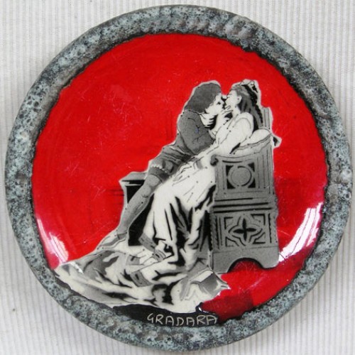 Immagine di Piatto in ceramica di D. Foschi /Gabbice/. Periodo anni ’70.