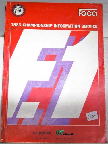 Immagine di FORMULA ONE 1983 CHAMPIONSHIP