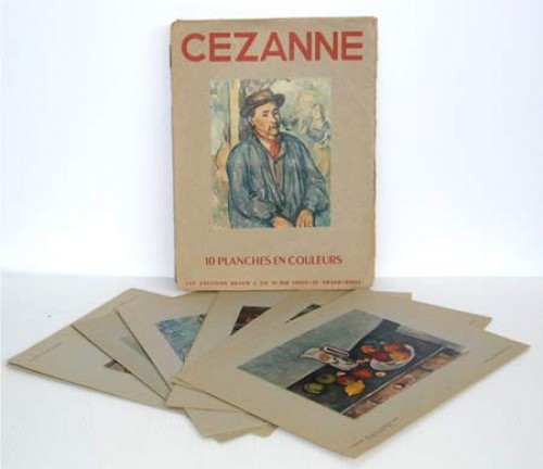 Immagine di Opuscolo dei dipinti di Cezanne - Edizione Les Editions Braun – Cie, Paris primi ‘900.