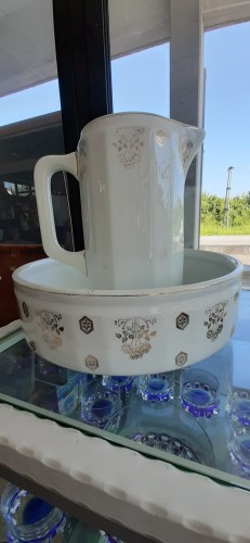 Immagine di Brocca e catino porcellana di Laveno