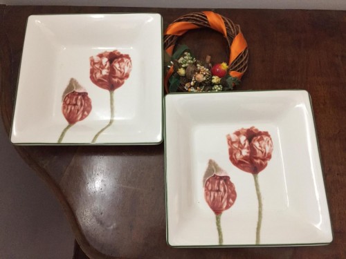 Immagine di ciotole -svuotatasche nuove,villeroy boch mod flora porcellana PREMIUM