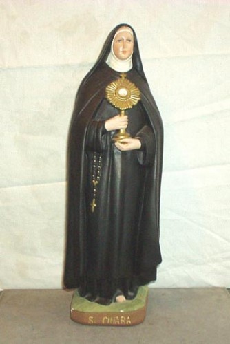 Immagine di S. Chiara Statua in gesso