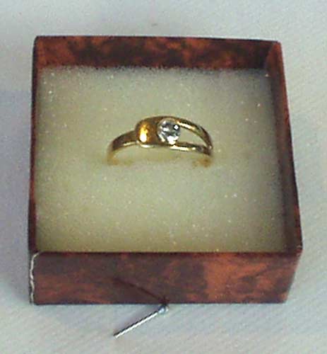 Immagine di ANELLO fine ‘800, oro 18 kt , zaffiro, topazio