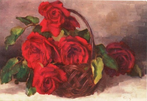 Immagine di CHIOSTRI C . - Rose, viaggiata nel 1943