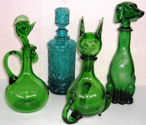 Immagine di Bottiglie da collezione in vetro. €. 19,00