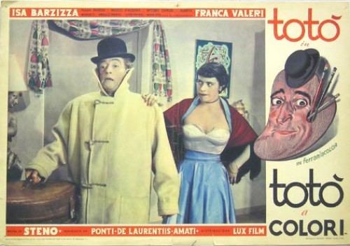 Immagine di “Totò a colori” di Steno con Franca Valeri. Prima edizione.