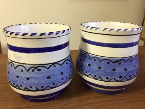 Immagine di vasetti in ceramica italiana cm 10x11