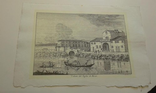 Immagine di Stampe antiche con vedute riviera del brenta