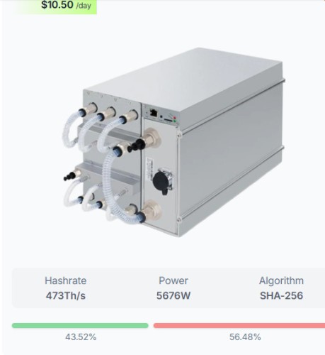Immagine Bitmain Antminer S21XP Hyd,L9,L7,Goldshell AE Max,MicroBT M63S+