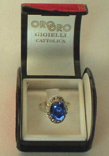 Immagine di ANELLO argento pietra sintetica
