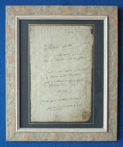 Immagine di Documento storico di Bibbia Ceca ANNO 1613