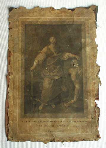 Immagine di Stampa di Guidus Rheni Pimx Scolp. Petrus Fontana. Periodo 1700. cm. 27 x 44