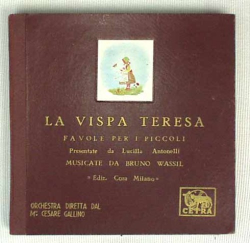 Immagine di LA VISPA TERESA Fonit Cetra made in Italy 1945, 3 dischi 78 giri.
