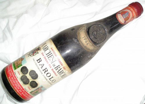 Immagine di BAROLO annata 1964 Antichi poderi Marchesi di Barolo VINO DA COLLEZIONE