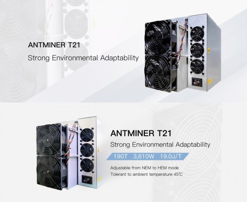 Immagine di Bitcoin Miner T21 asic miner server mining 190T $799 wholesale bulk order