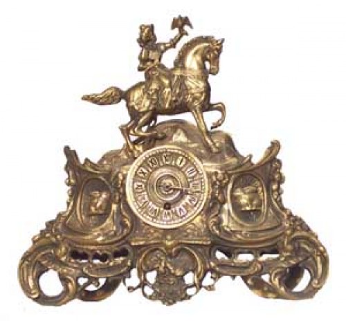Immagine di Splendido orologio in bronzo meccanico 1910 perfettamente funzionante misure