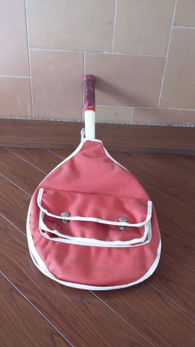 Immagine racchetta tennis legno vintage