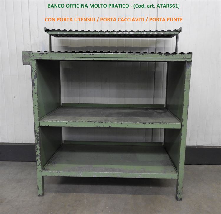 Immagine Banco officina in ferro a 4 piani