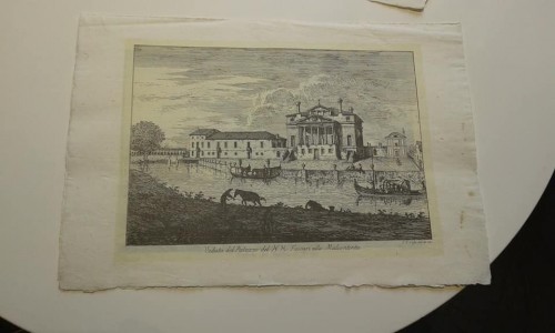 Immagine Stampe antiche con vedute riviera del brenta