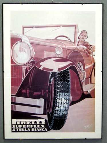 Immagine di PIRELLI SUPERFLEX STELLA BIANCA - Anni 60 Disegno Di Bassi - Manifesti e Locandine Pubblicitarie