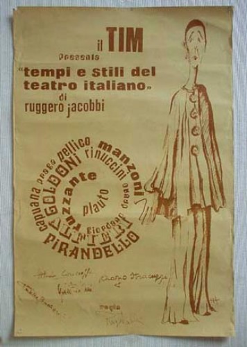 Immagine di Il Tim, tempi e stili del teatro Italiano, Pirandello 1968 di Ruggero Jacobbi.