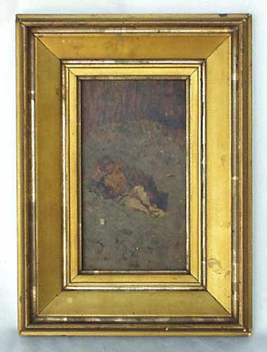 Immagine di Rubens Santoro, olio su tavola, seconda metà dell'ottocento.