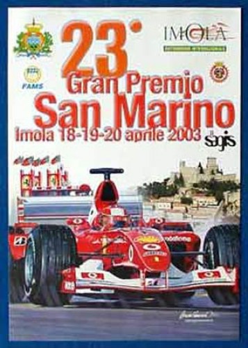 Immagine di 23° Gran Premio di San Marino, di Giovanni Cremonini, 2003 tiratura limitata di 500 pezzi.