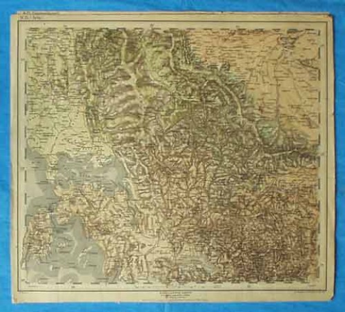 Immagine di CARTINA N. M15 (Arta) fotolitografie telate 51 x 45 anno 1883