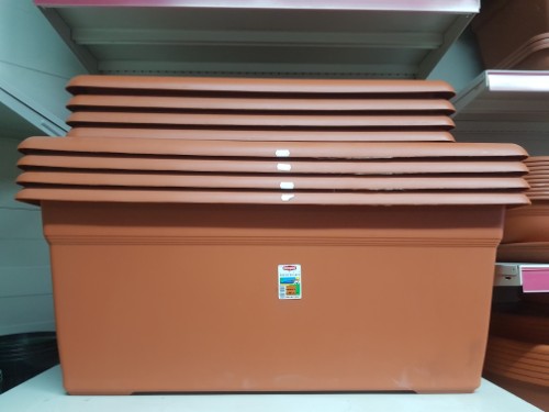 Immagine Vasi di varie misure in plastica STEFANPLAST LINEA MEDITERRANEO terracotta