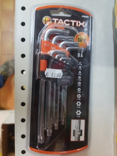 Immagine TORX SET CHIAVI 9 PEZZI TACTIX
