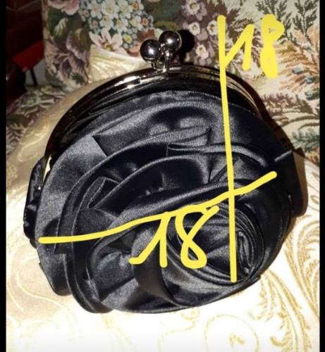 Immagine BORSETTA POCHETTE NERA DA CERIMONIA